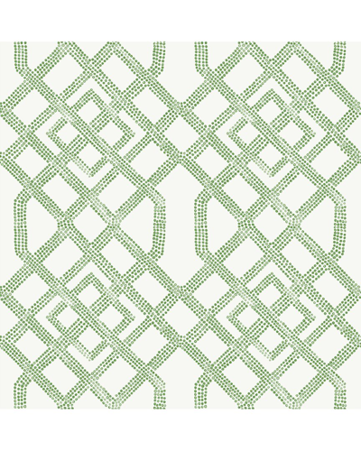 Shop Nuwallpaper Green Tanner Peel & Stick Wallpaper