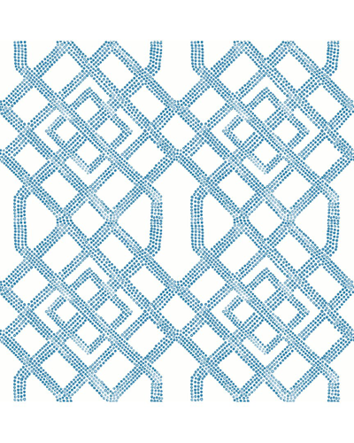 Nuwallpaper Blue Tanner Peel & Stick Wallpaper In Blue