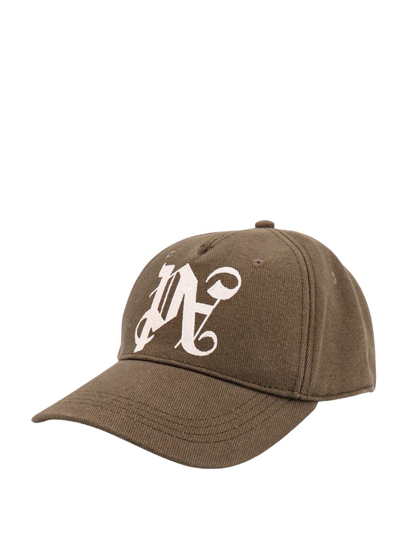Shop Palm Angels Hat In Brown