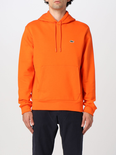 Shop Lacoste Sweatshirt  Men In Orange