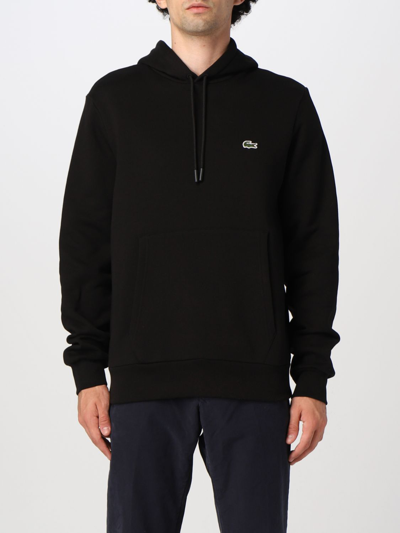 Shop Lacoste Sweatshirt  Men Color Black