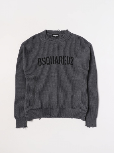 Shop Dsquared2 Junior Sweater  Kids Color Grey