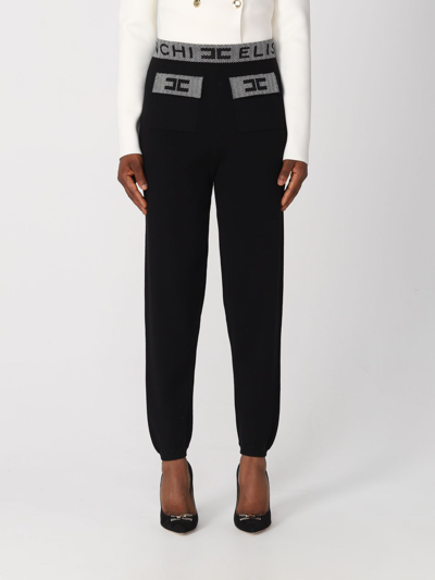 Shop Elisabetta Franchi Pants  Woman Color Black