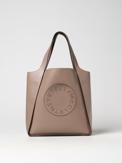 Shop Stella Mccartney Tote Bags  Woman Color Dove Grey