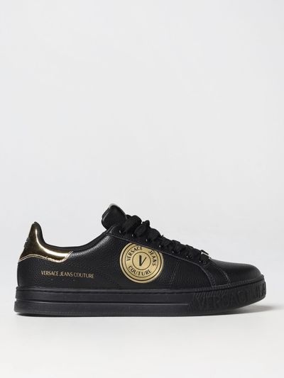 Versace Jeans Couture Men's Court 88 Bicolor Low-top Sneakers In Black