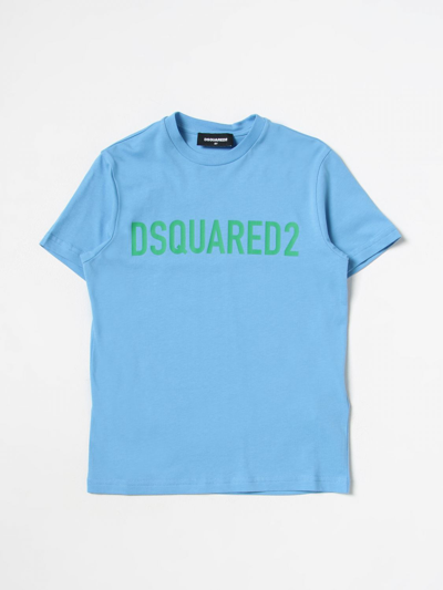 Dsquared2 Junior T-shirt  Kids In Gnawed Blue