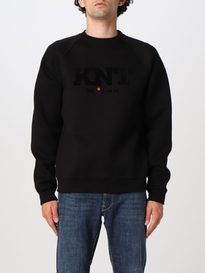 Shop Kiton Sweatshirt  Men Color Black