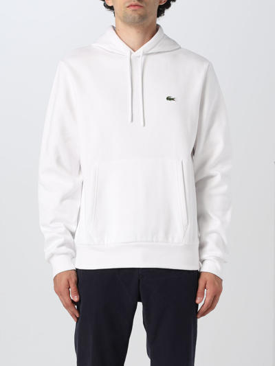 Shop Lacoste Sweatshirt  Men Color White