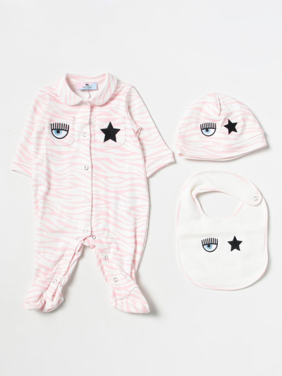 Chiara Ferragni Jumpsuit  Kids Color Pink In Pink