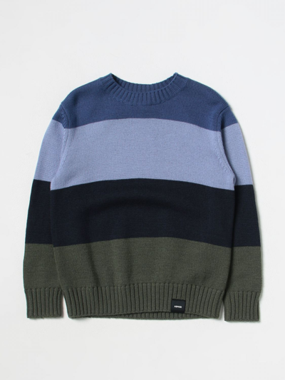 Shop Aspesi Sweater  Kids Color Blue