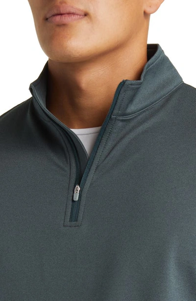 Peter Millar Crafted Stealth Quarter Zip Performance Pullover In Balsam