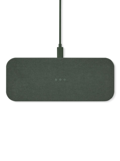 Shop Courant Catch:2 Essentials Wireless Charger In Dark Green