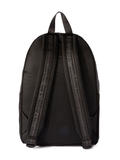 Off-white College Cotton Backpack In Black