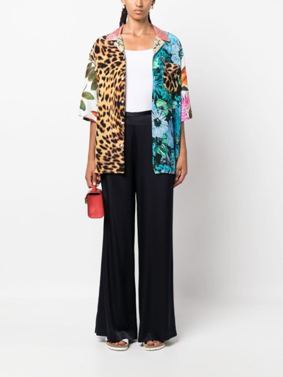 Forte Forte Wide-leg Tailored-cut Trousers In Blue