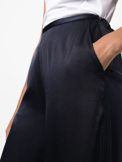 Forte Forte Wide-leg Tailored-cut Trousers In Blue