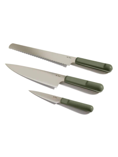 Shop Our Place Knife Trio In Sage