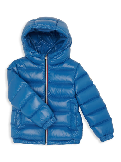 Shop Moncler Little Boy's & Boy's Aubert Down Jacket In Light Blue