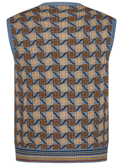 Shop Etro Gilet In Beige