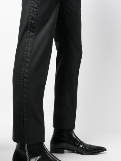 Dsquared2 Tailored Straight-leg Trousers In Black