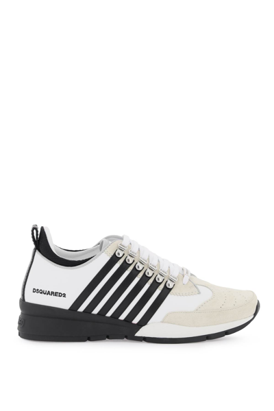 Shop Dsquared2 Legendary Sneakers In White Black (white)