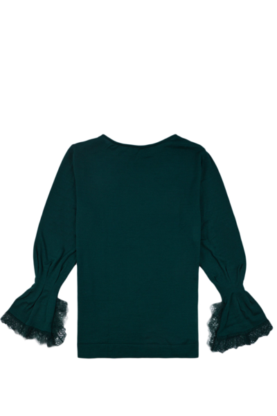 Shop Alberta Ferretti Sweater In Verde