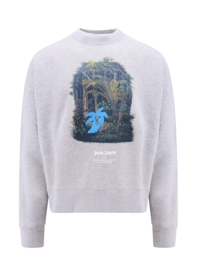 Shop Palm Angels Sweatshirt In Grey
