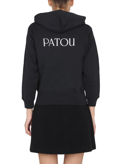 Shop Patou Hoodie In Nero