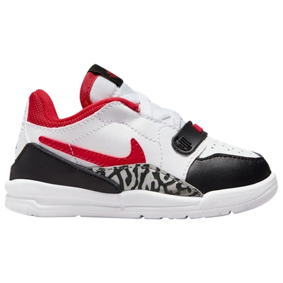 Shop Jordan Boys  Legacy 312 Low In White/black/fire Red