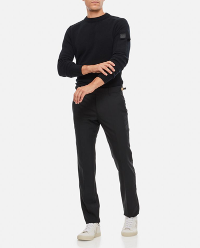 Shop Versace Formal Pant In Black