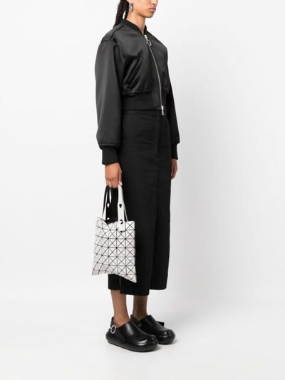 Bao Bao Issey Miyake Lucent Geometric-panelled Tote Bag In White