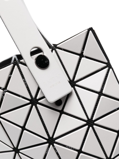 Bao Bao Issey Miyake Lucent Geometric-panelled Tote Bag In White