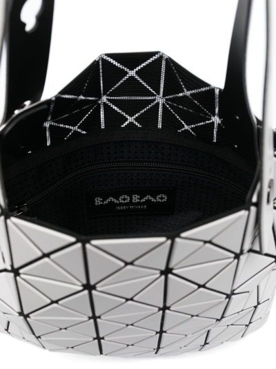 Bao Bao Issey Miyake Lucent Geometric-panelled Tote Bag In White
