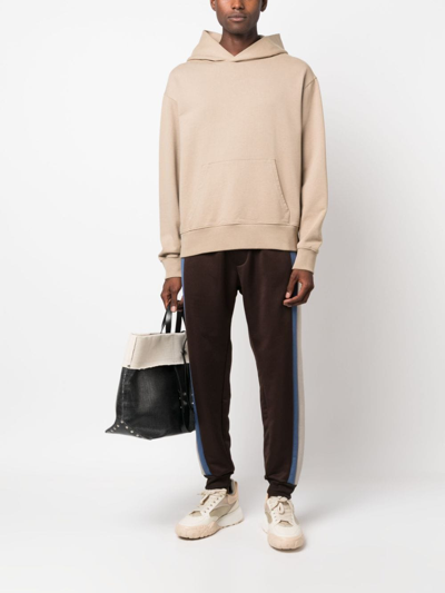 Dsquared2 Colour-block Panel Track Pants In Braun