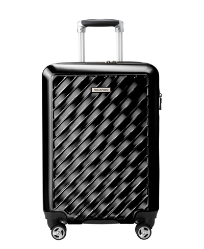 Shop Ricardo Melrose Hardside 20" Carry-on Spinner Suitcase In Black