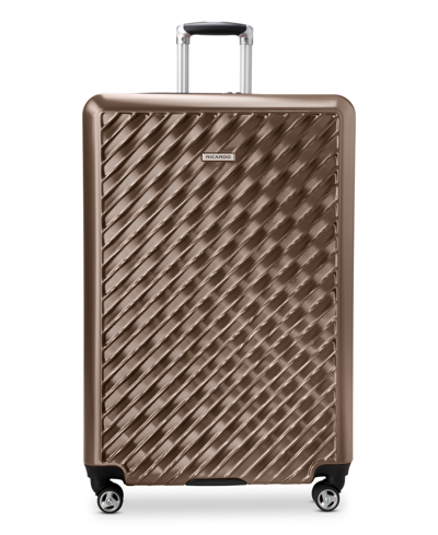 Shop Ricardo Melrose Hardside 29" Check-in Spinner Suitcase In Bronze