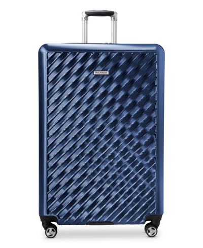 Shop Ricardo Melrose Hardside 29" Check-in Spinner Suitcase In Prussian Blue