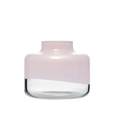 Nude Glass Magnolia Large Vase In Pink