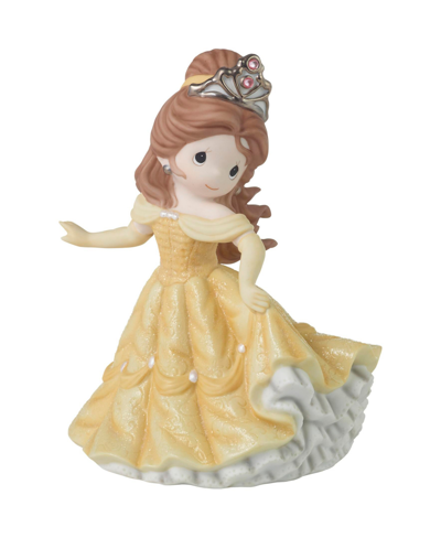 Shop Precious Moments 100th Anniversary Celebration Disney 100 Belle Bisque Porcelain Limited Edition Figurine In Multicolored