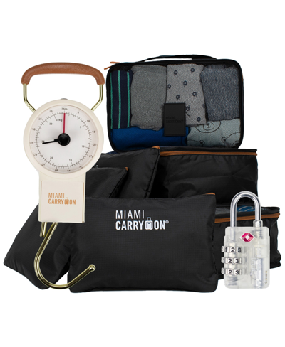 Miami Carryon Essential Travel Kit Combo In B+w