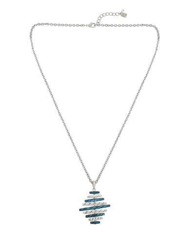 Shop Robert Lee Morris Soho Blue Patina Kite Pendant Long Necklace