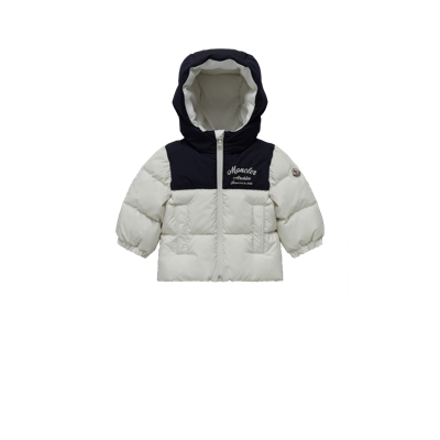 Shop Moncler Joe Down Jacket White In Blanc