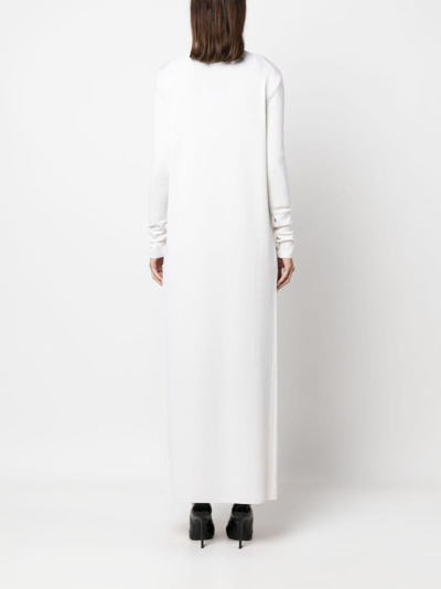 Tom Ford Long-length Knitted Cardigan In Neutrals