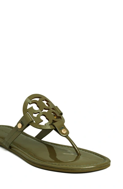 Shop Tory Burch Miller Leather Sandal In Leccio