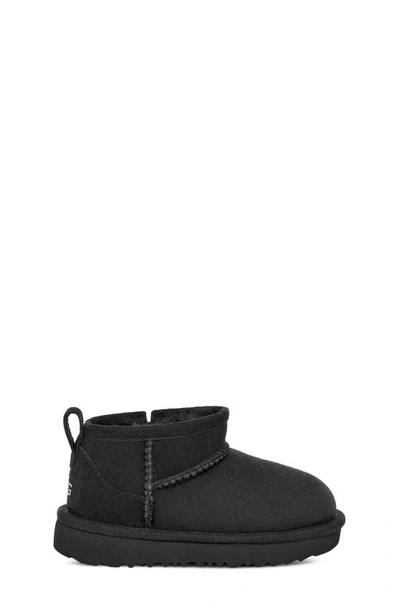 Shop Ugg Kids' Classic Ultra Mini Water Resistant Boot In Black