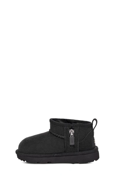 Shop Ugg Kids' Classic Ultra Mini Water Resistant Boot In Black