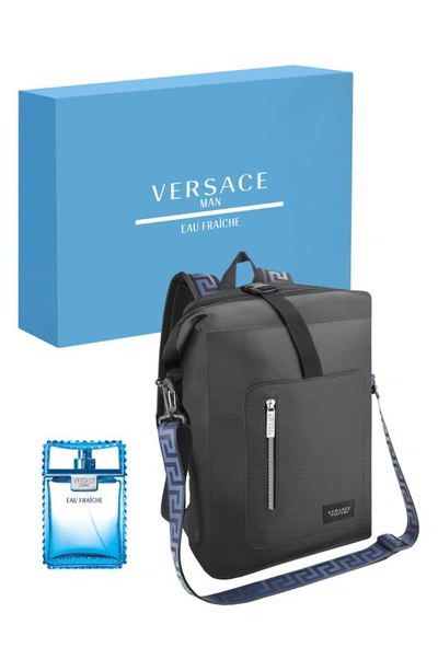 Versace Man Eau Fraîche Eau De Toilette & Backpack Set $142 Value | ModeSens