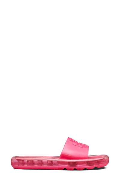 Shop Tory Burch Bubble Jelly Slide Sandal In Pink Love
