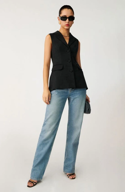 Shop Reformation Billie Vest In Black