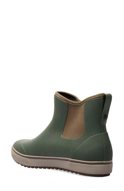 Shop Bogs Kicker Chelsea Waterproof Rain Boot In Dark Green Multi