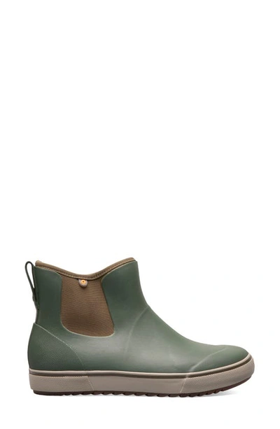 Shop Bogs Kicker Chelsea Waterproof Rain Boot In Dark Green Multi